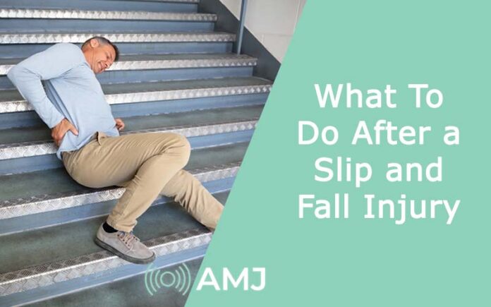 What To Do After a Slip and Fall Injury