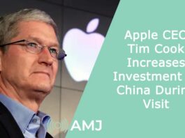 Apple CEO Tim Cook Increases Investment In China During Visit