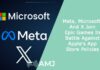 Meta, Microsoft, And X Join Epic Games In Battle Against Apple’s App Store Policies