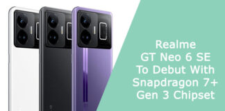 Realme GT Neo 6 SE To Debut With Snapdragon 7+ Gen 3 Chipset