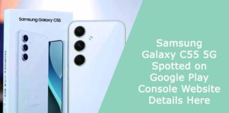 Samsung Galaxy C55 5G Spotted on Google Play Console Website – Details Here