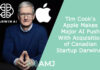 Tim Cook's Apple Makes Major AI Push With Acquisition of Canadian Startup DarwinAI
