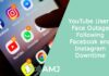 YouTube Users Face Outage Following Facebook and Instagram Downtime