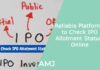 Check IPO Allotment Status Online