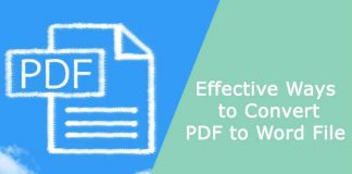 Effective Ways to Convert PDF to Word File