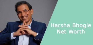 harsha bhogle net worth