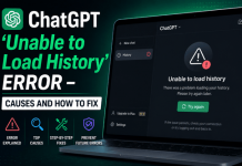 ChatGPT ‘Unable to Load History’ Error
